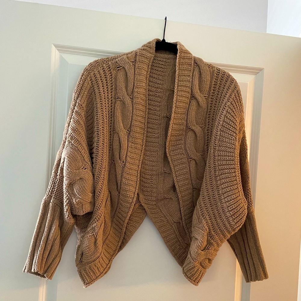 Chunky cropped cardigan
